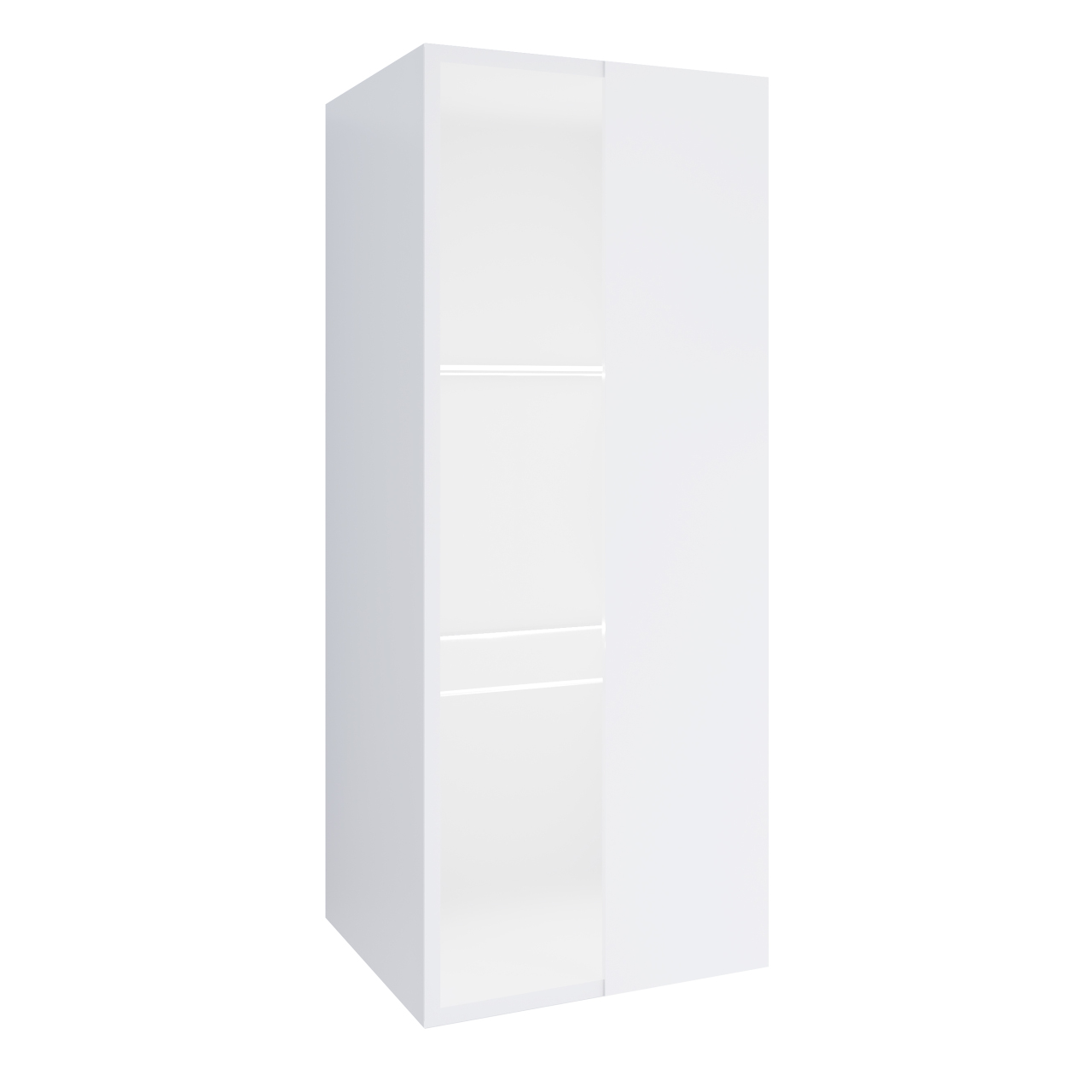 Wall Mounted Display Cabinet ONIVIO ON6A white gloss