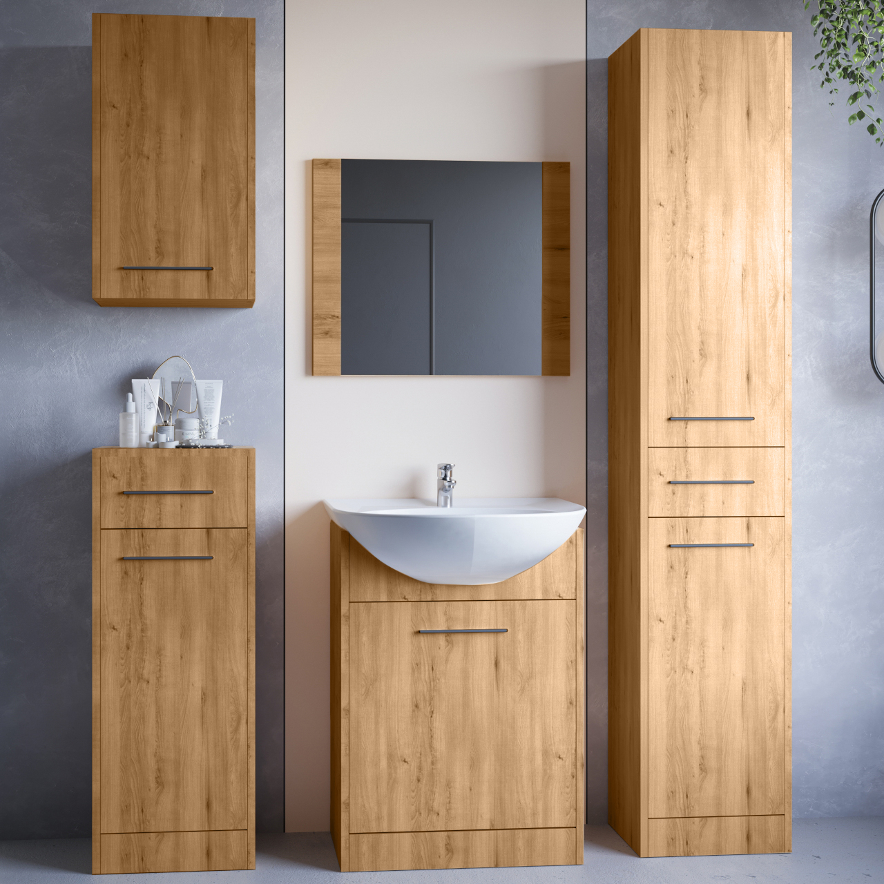 Bathroom Furniture SLIM artisan oak