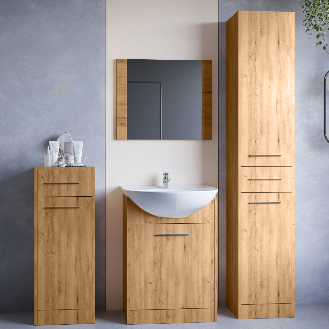 Bathroom Furniture SLIM MINI artisan oak