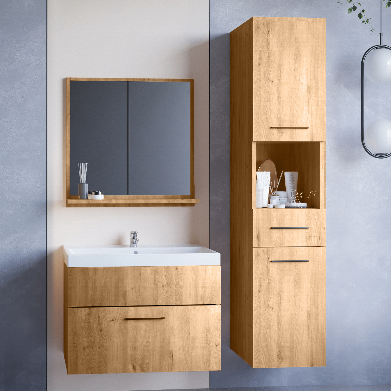 Bathroom Furniture TIPO artisan oak