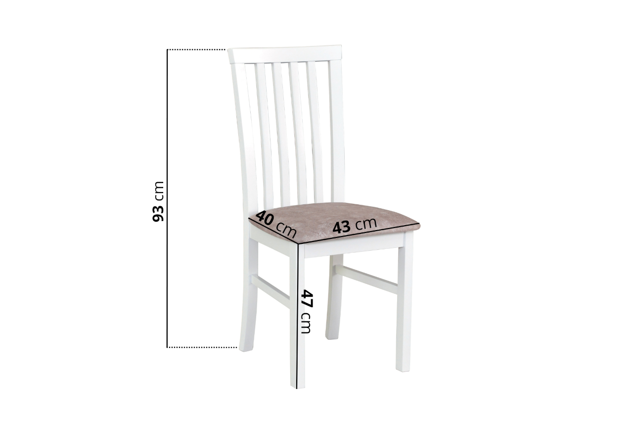 Chair MILANO 1 white / 18B
