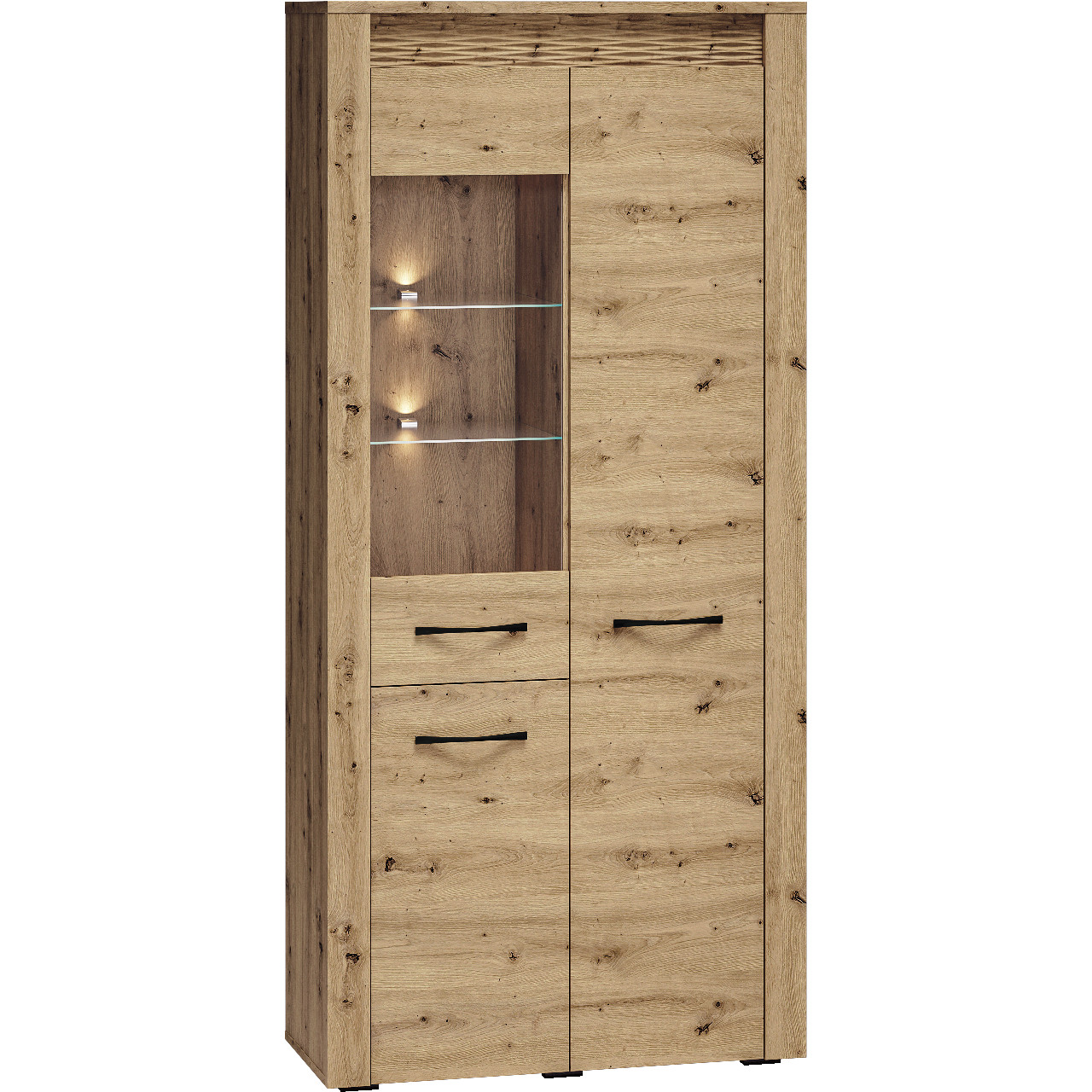 Display cabinet ARTAS AR04 artisan oak