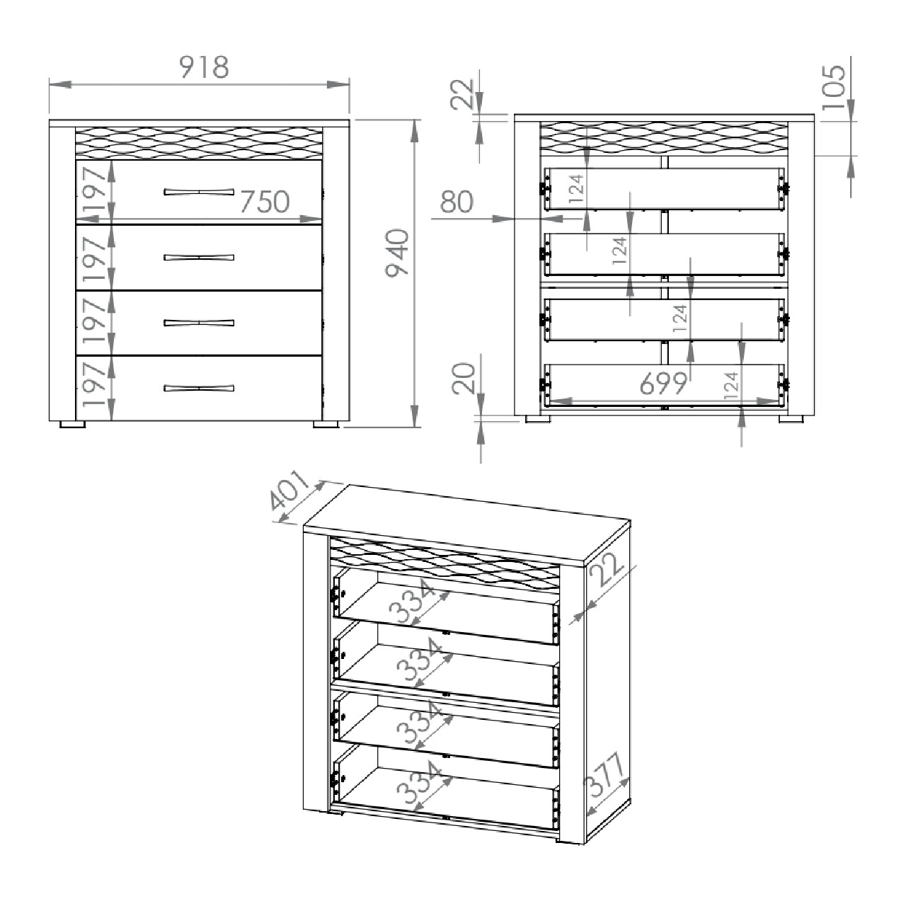 Storage cabinet ARTAS AR09 artisan oak