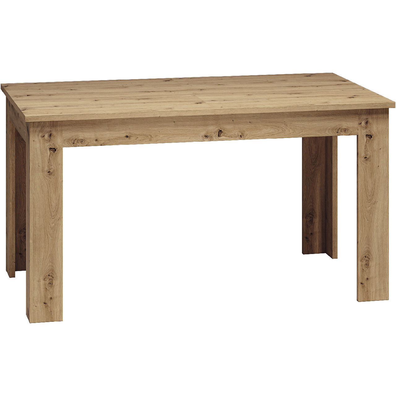 Extendable dining table ARTAS AR14 artisan oak
