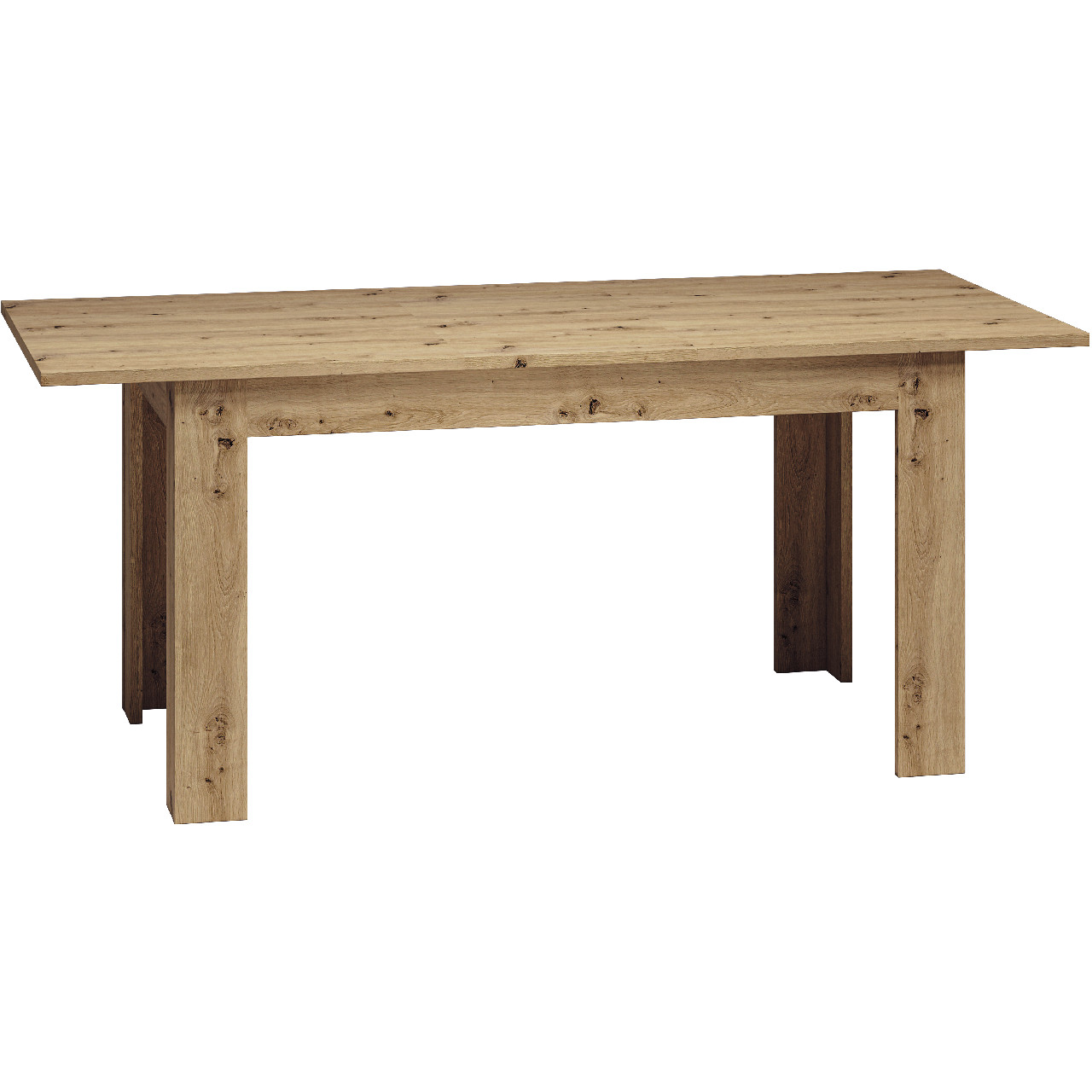 Extendable dining table ARTAS AR14 artisan oak