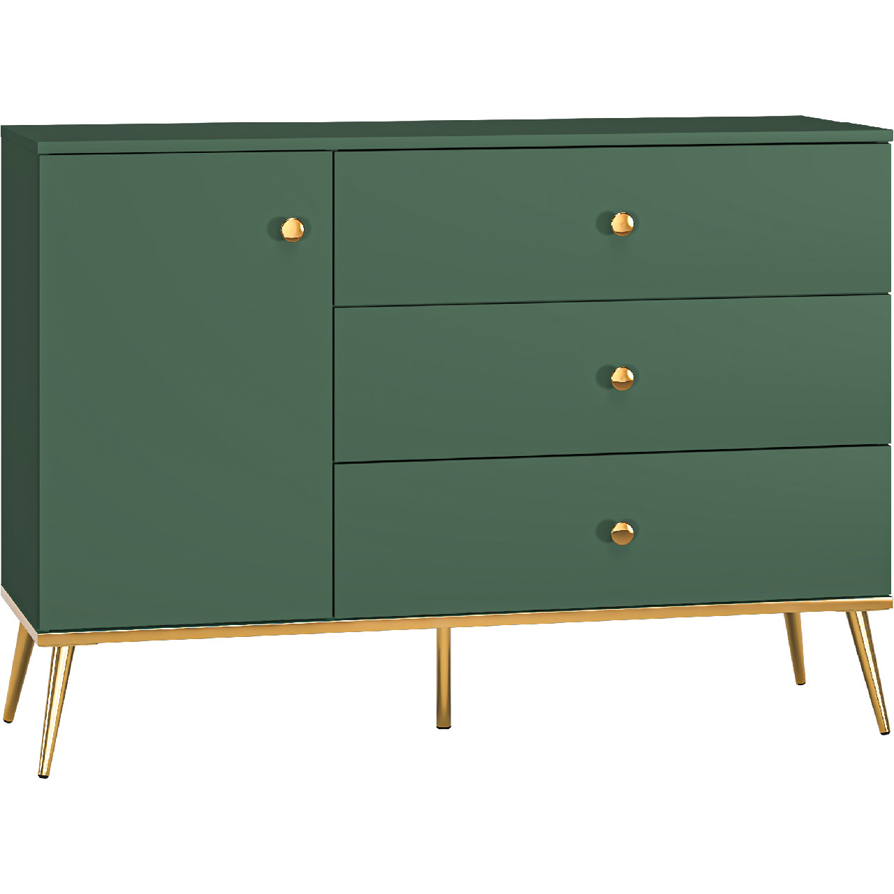 Chest of Drawers SOLER 04 green
