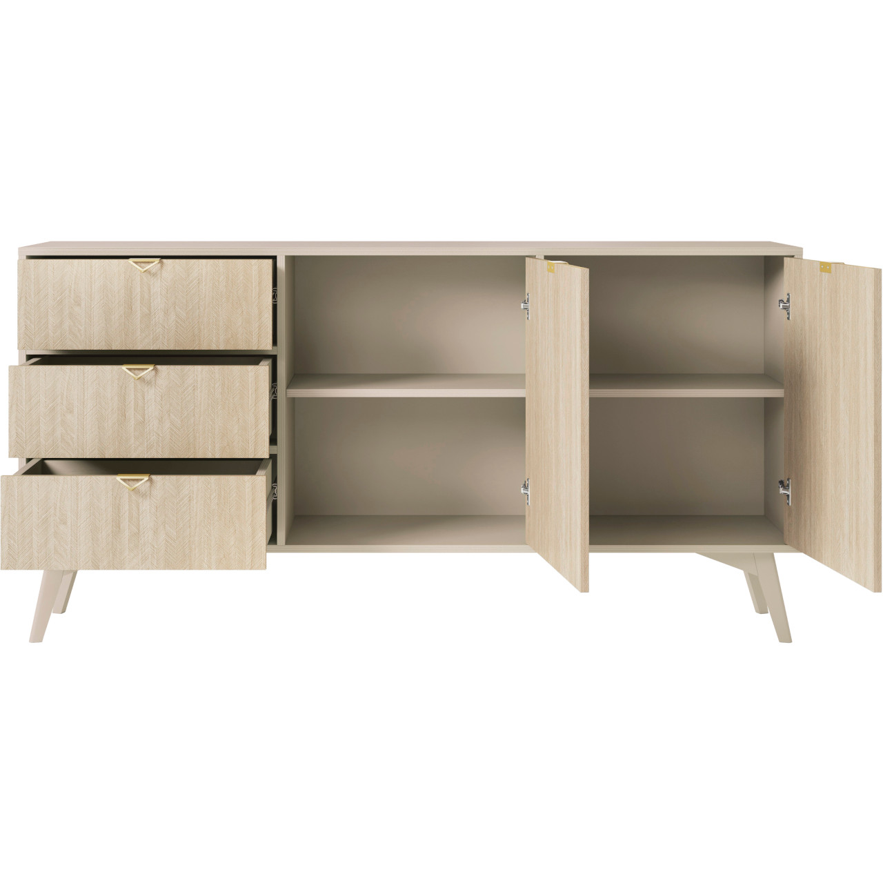 Storage cabinet WALD 04 beige / scandi