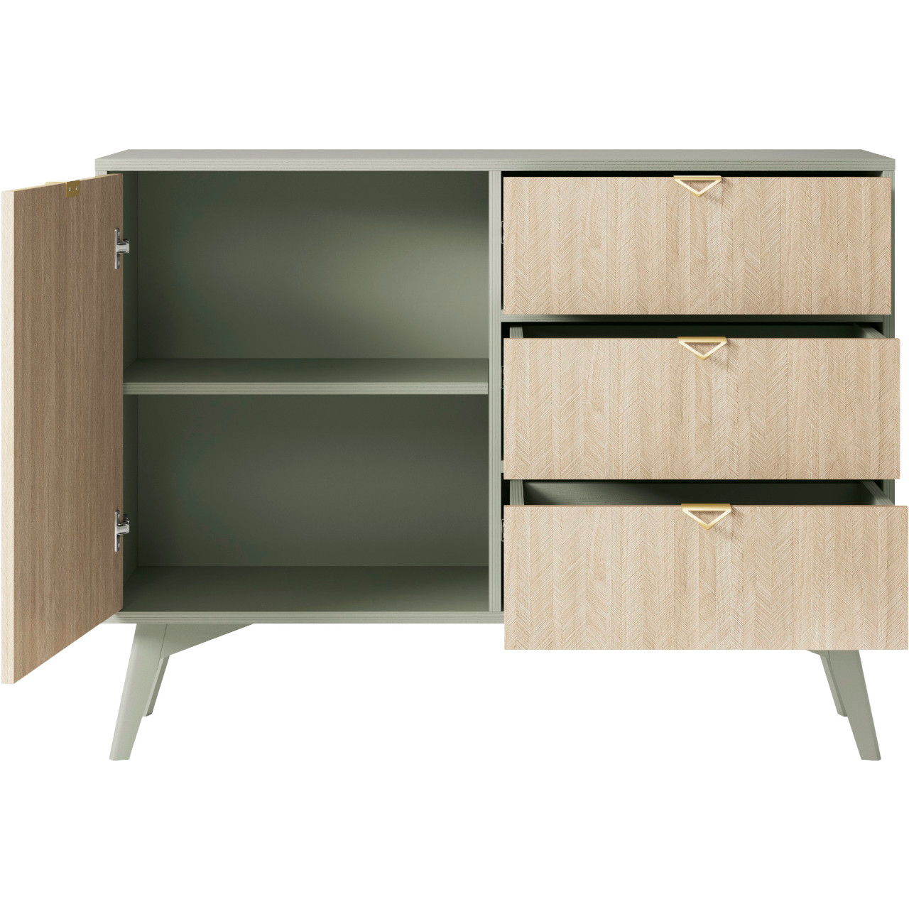 Storage cabinet WALD 03 eucalyptus / scandi