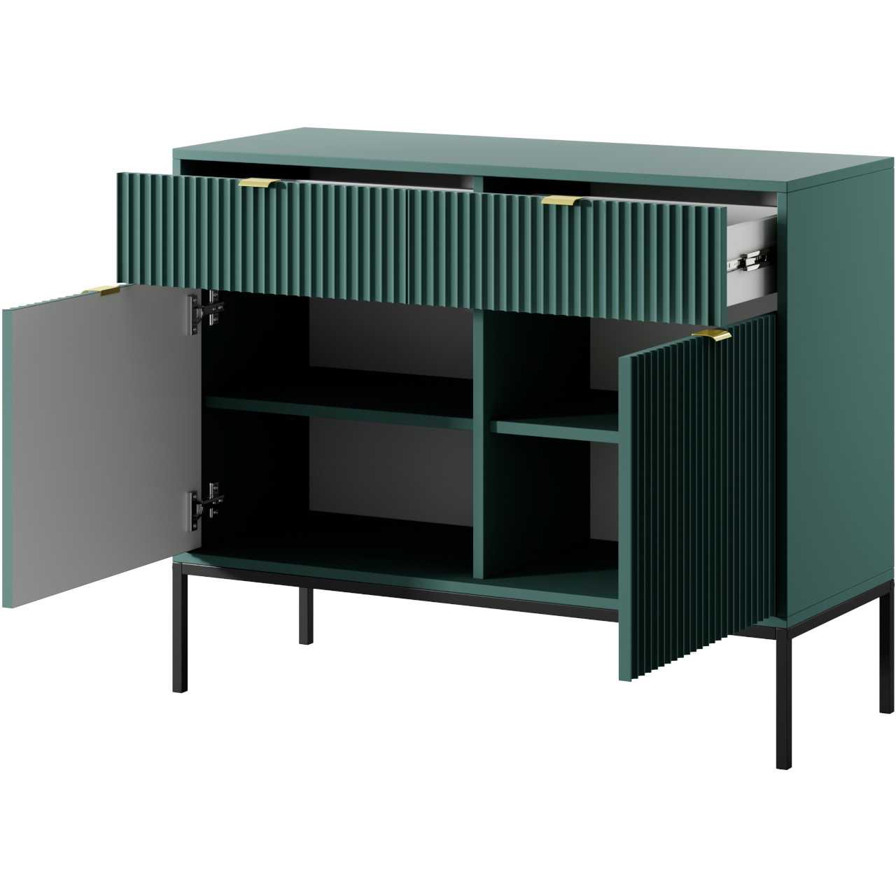Storage cabinet MOVA 01 green