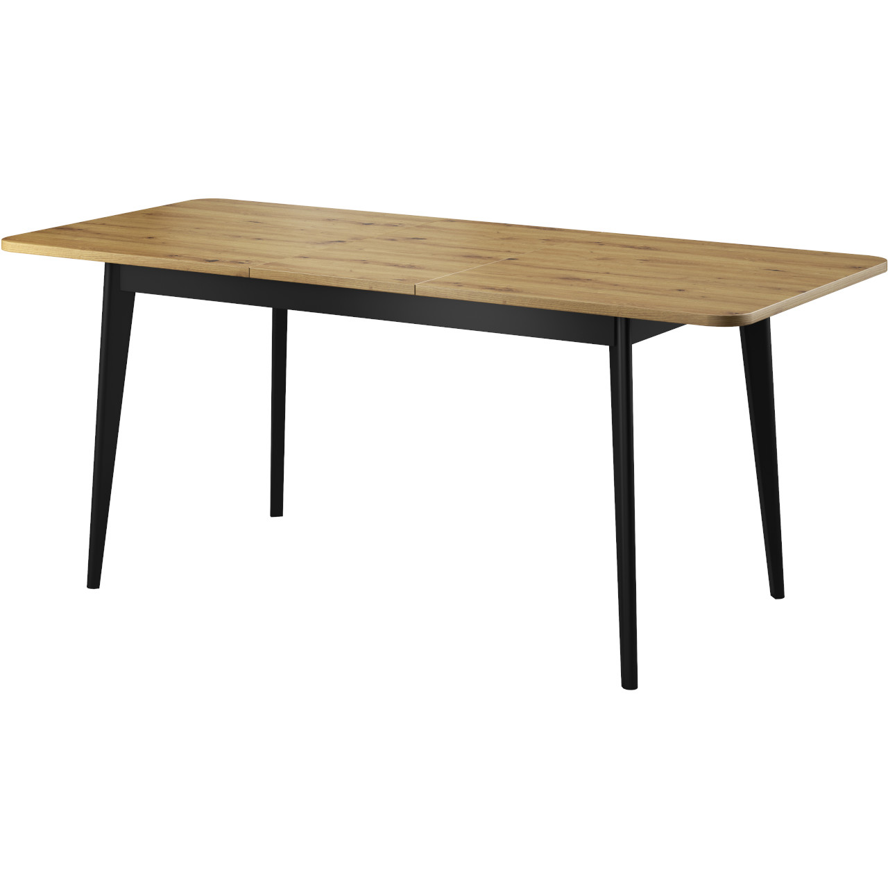 Table 140x80 NARDI 10 artisan oak / black