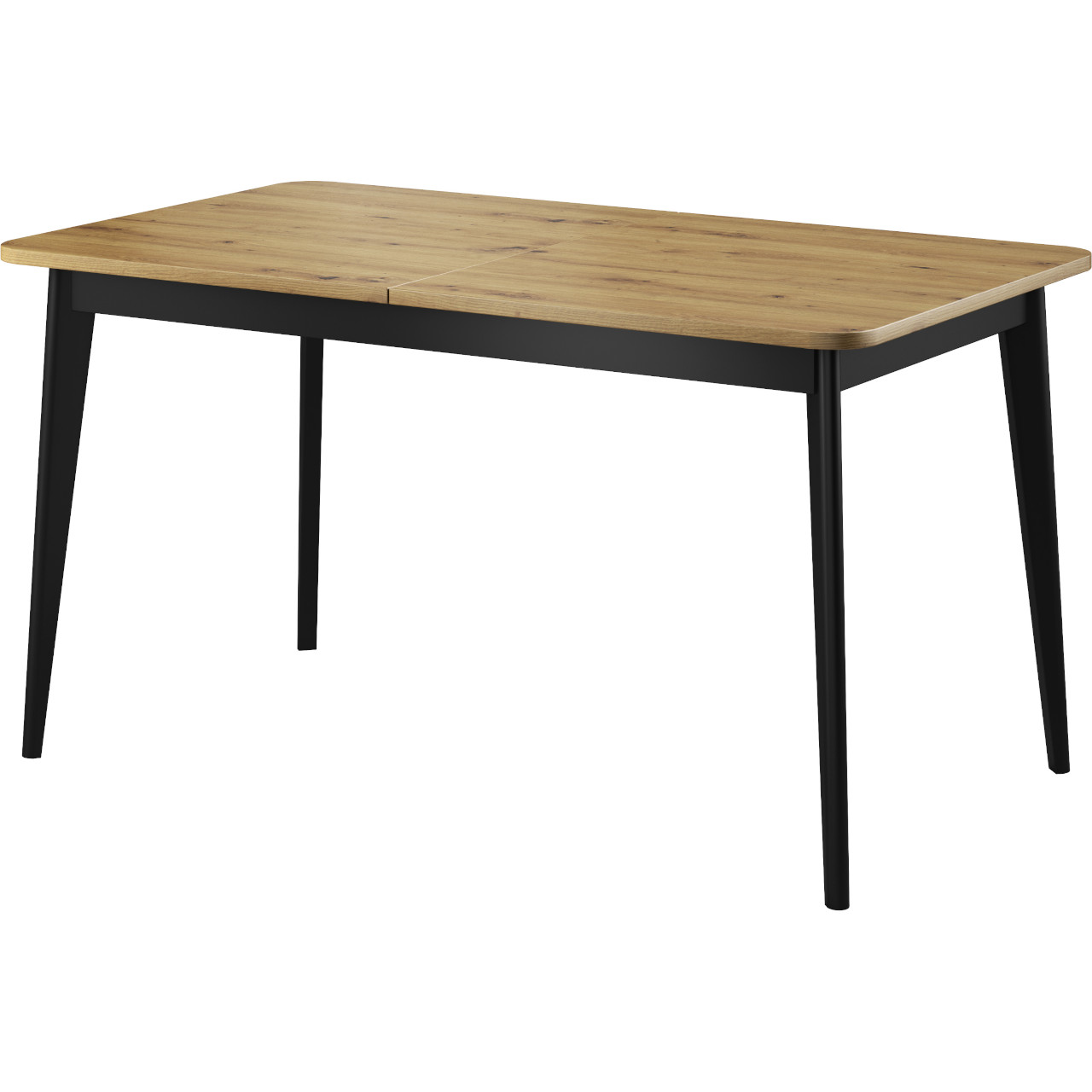Table 140x80 NARDI 10 artisan oak / black