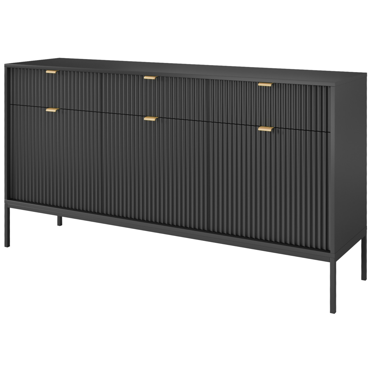 Storage cabinet MOVA 02 black