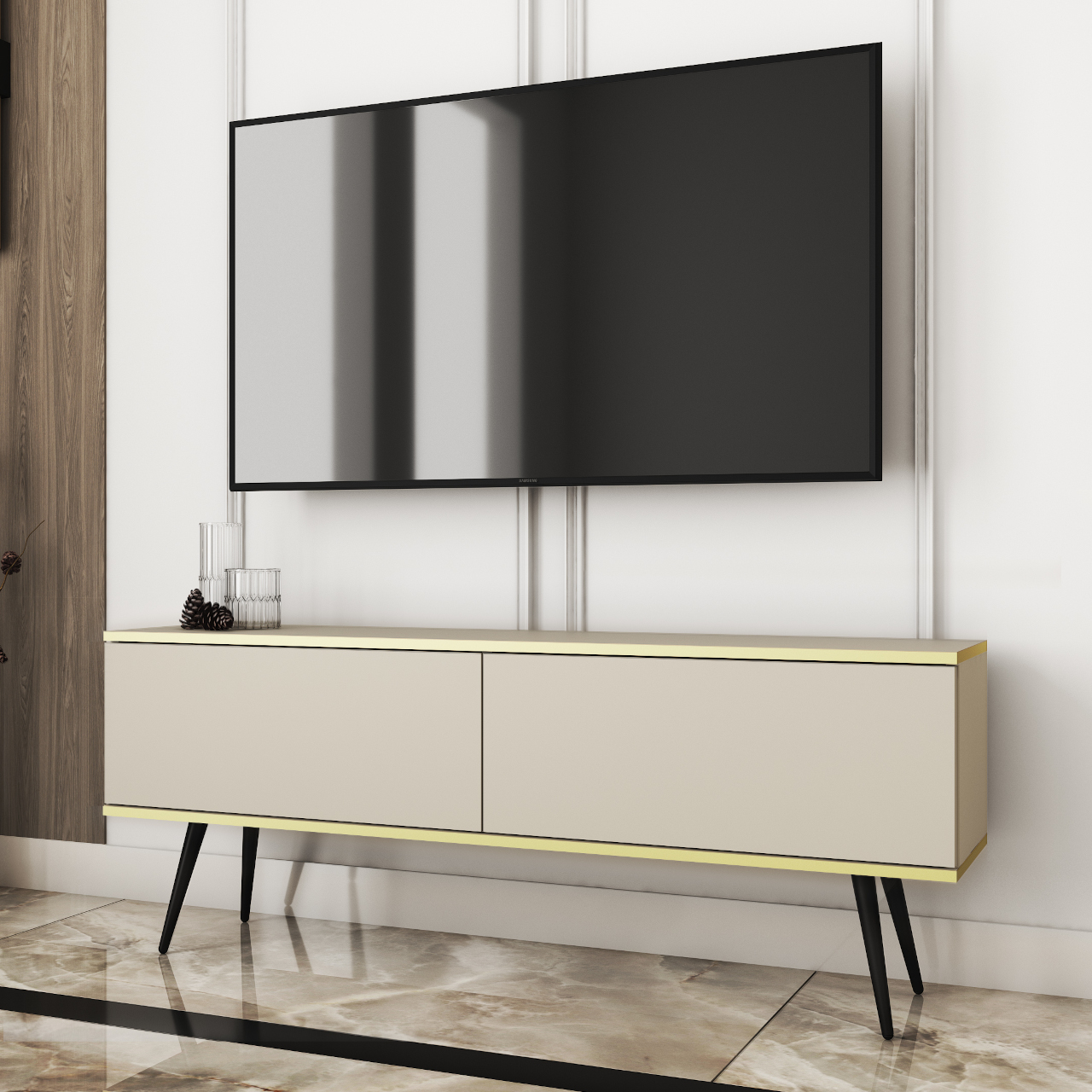 TV cabinet ARA 135 beige