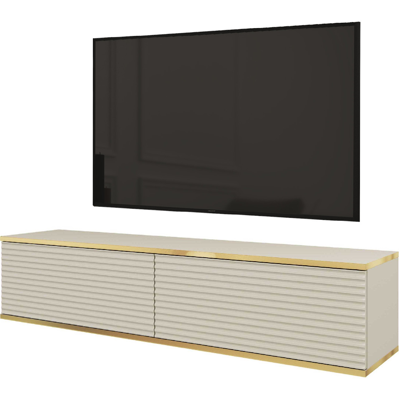 TV cabinet ARA MDF 135 beige