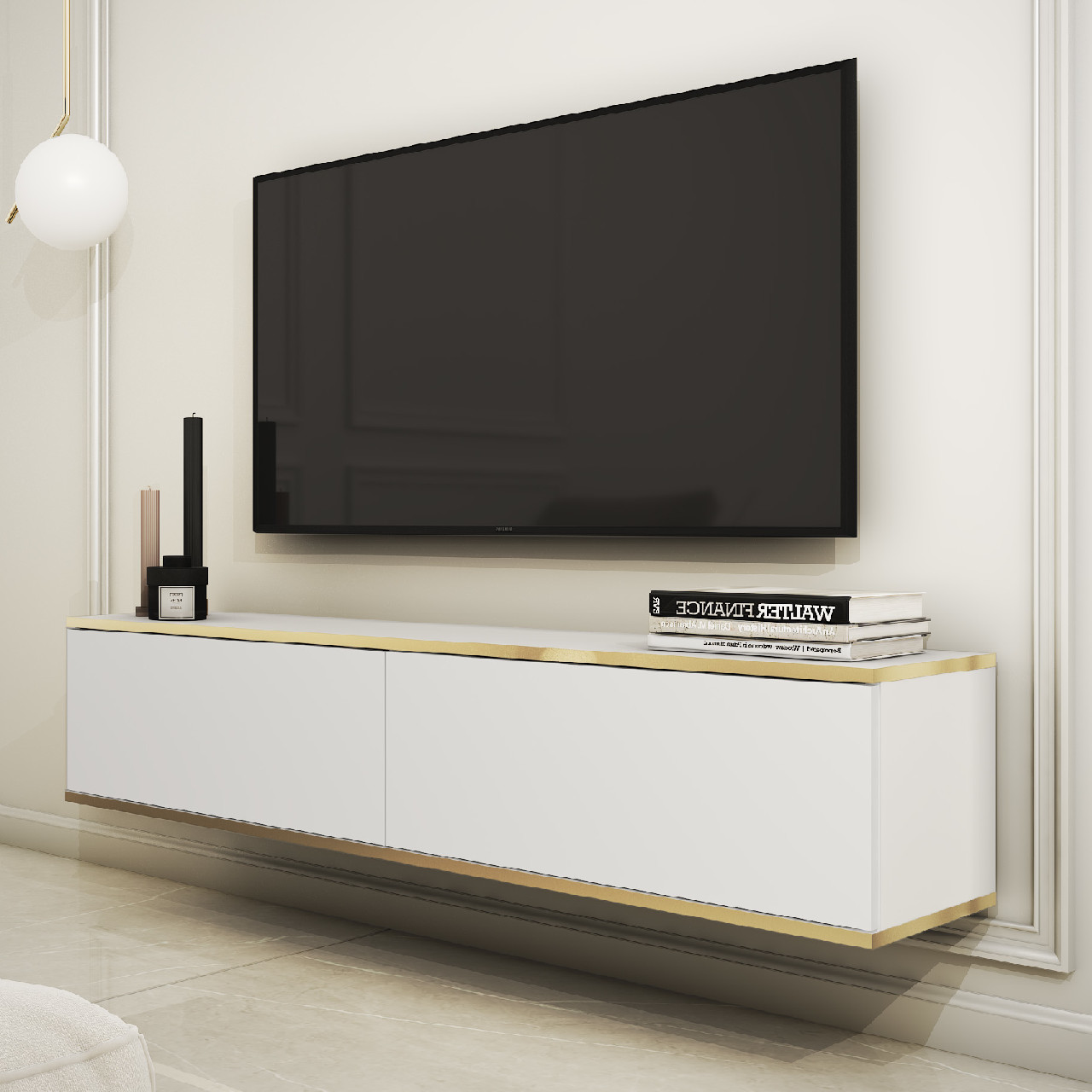 TV cabinet ARA 135 white