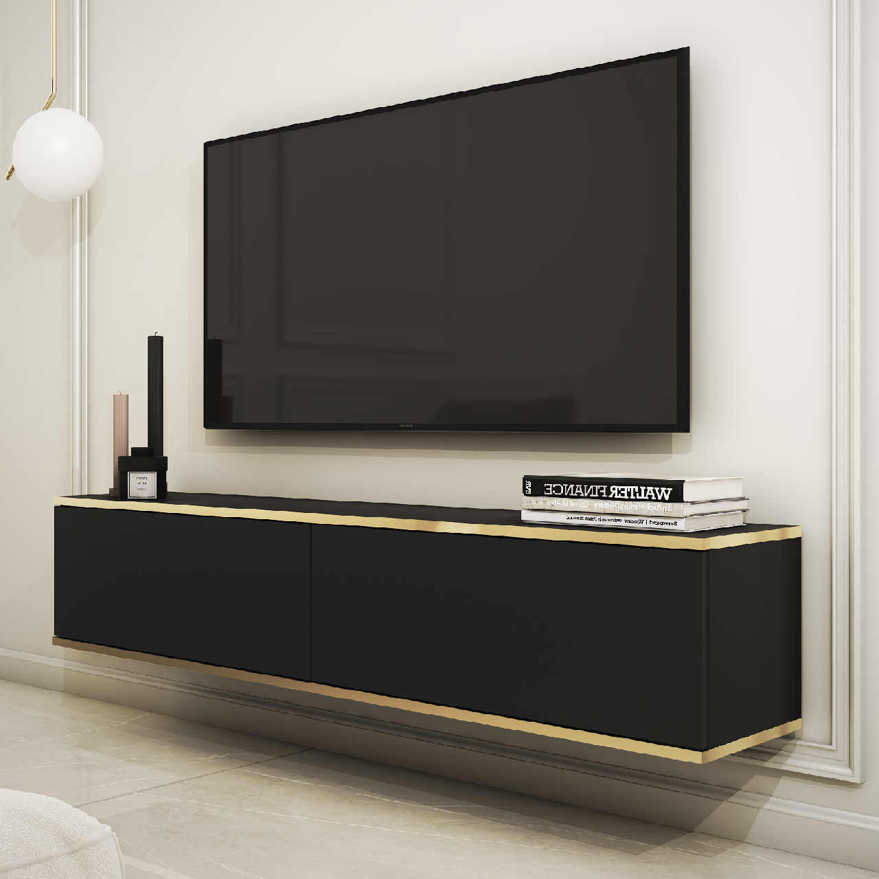 TV cabinet ARA 135 black