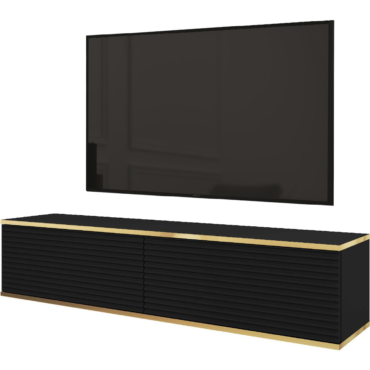 TV cabinet ARA MDF 135 black