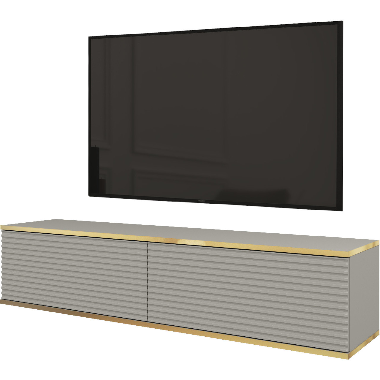 TV cabinet ARA MDF 135 grey