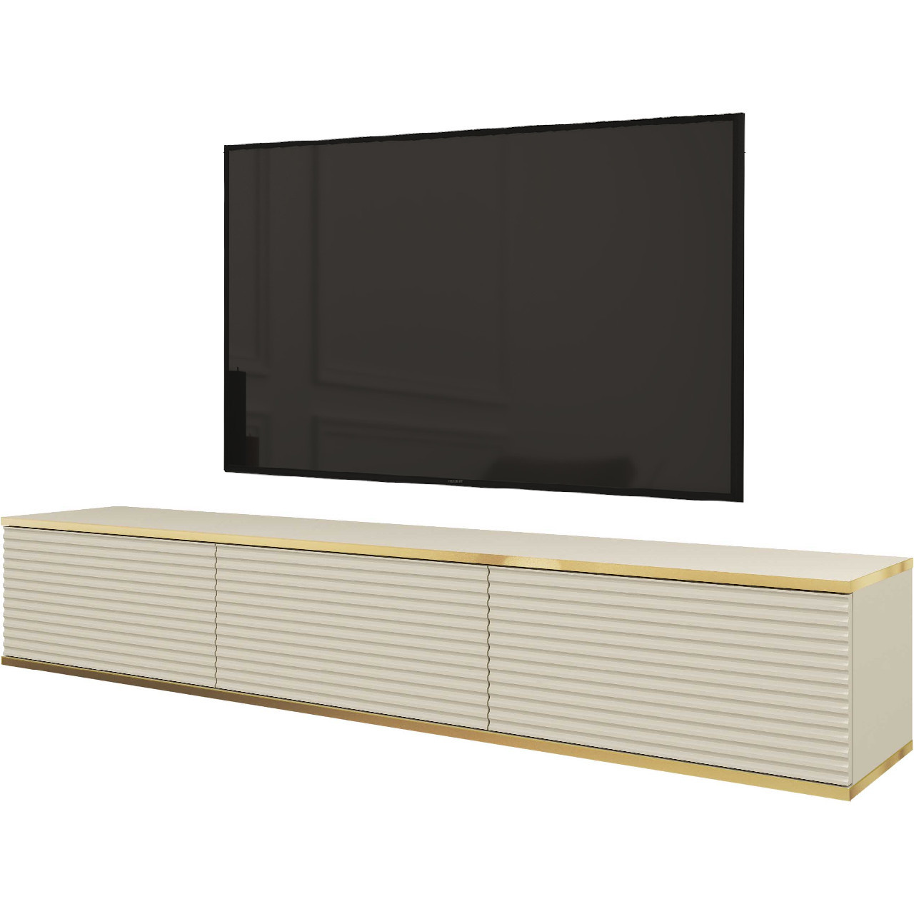 TV cabinet ARA MDF 175 beige