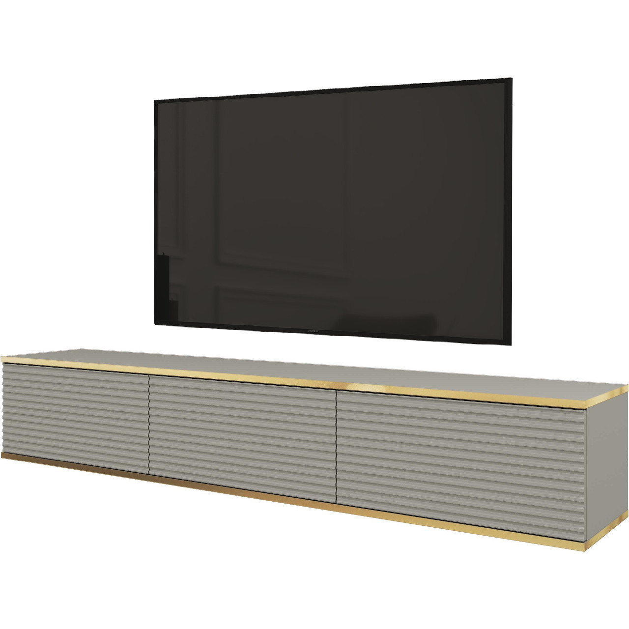 TV cabinet ARA MDF 175 grey