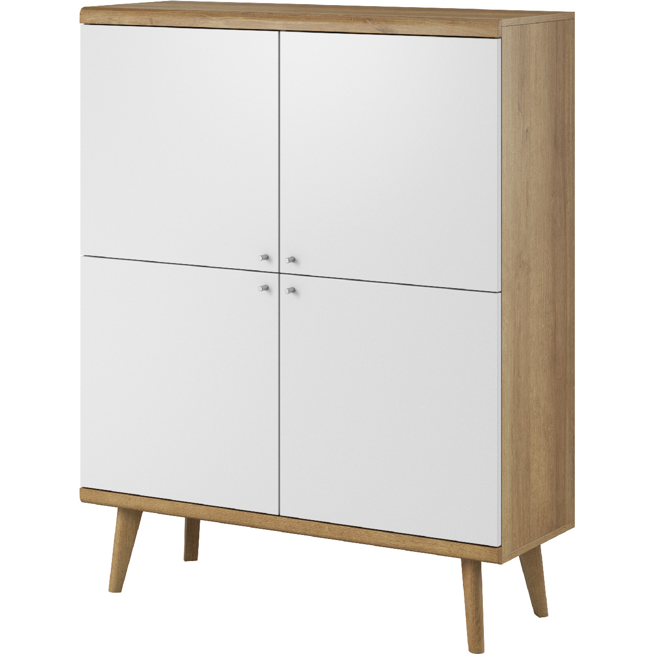 Storage cabinet PRIMO 06 riviera oak / white
