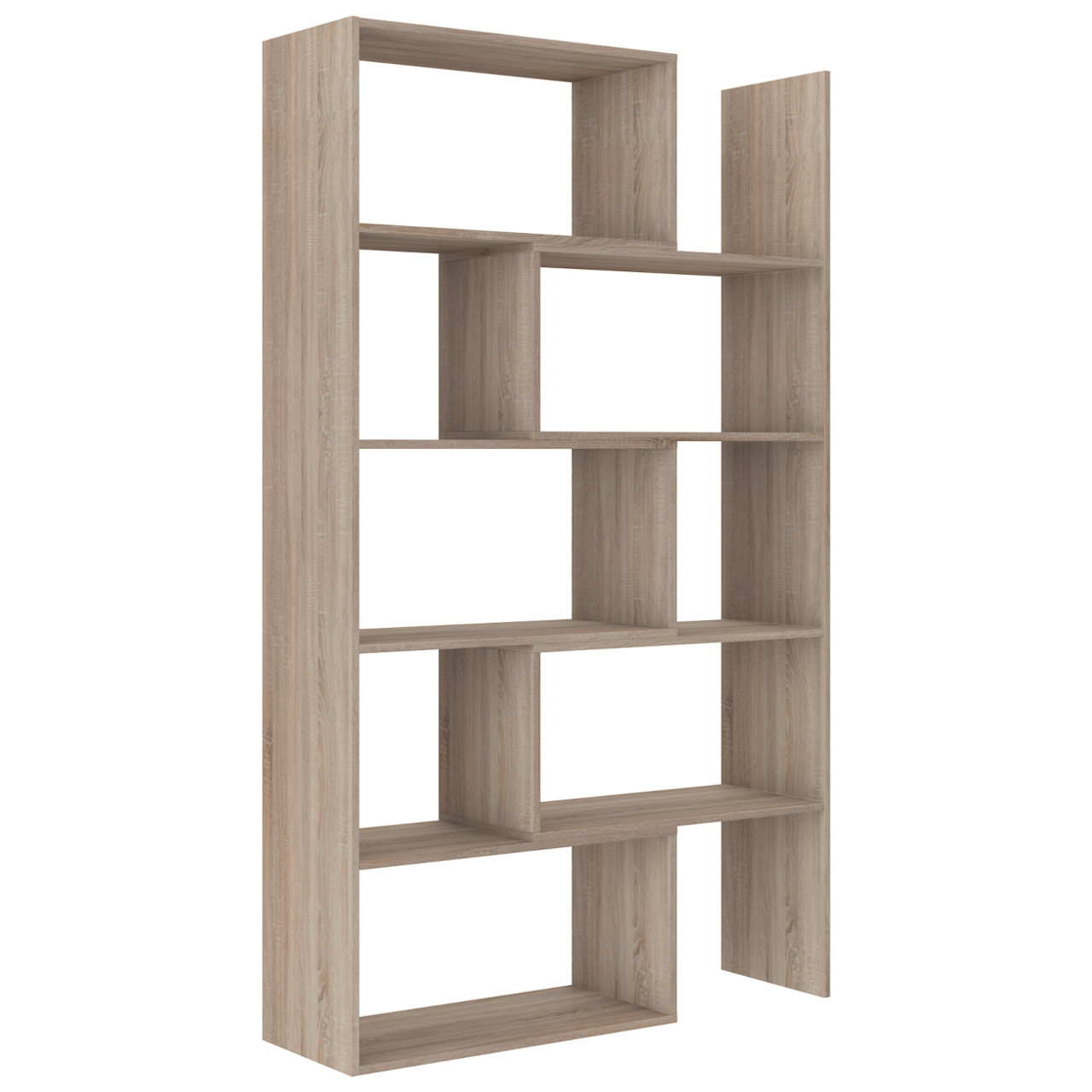 Extendable bookcase KAROL 2 sonoma oak