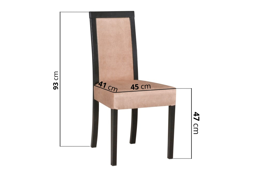 Chair ROMA 3 black / 21B