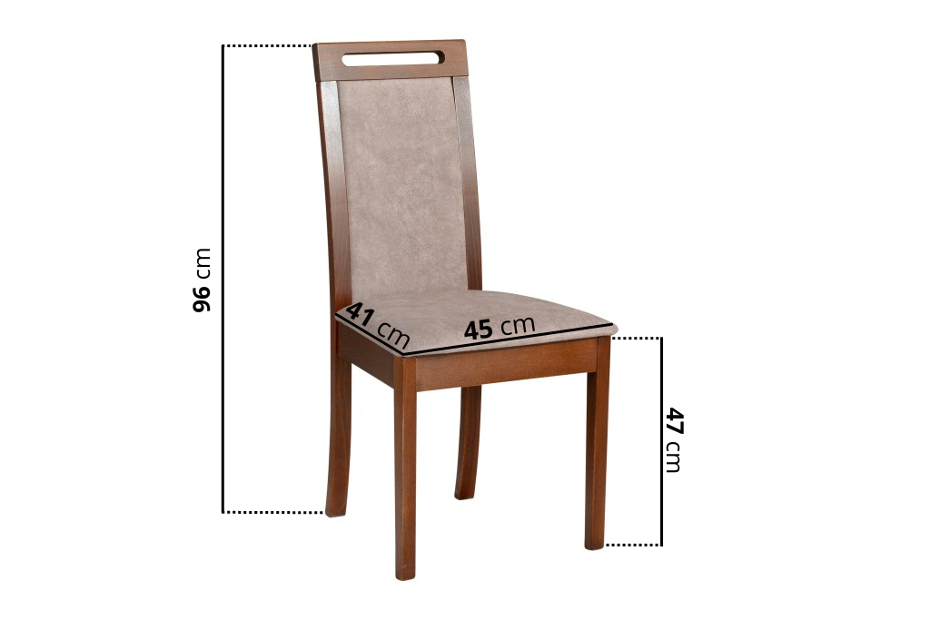Chair ROMA 6 walnut / 25B