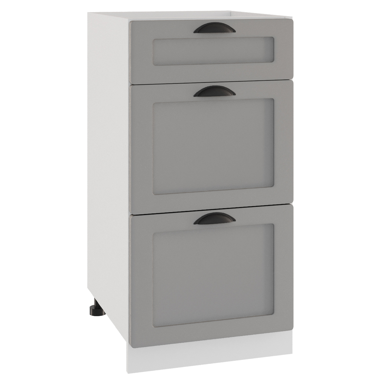 Base Cabinet ADELE D40 S/3 grey matt