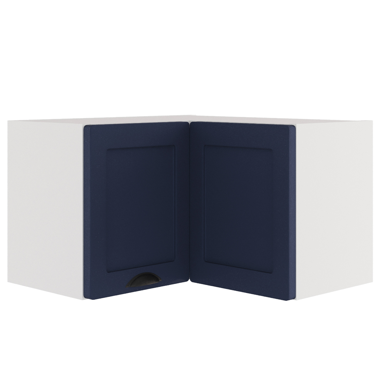 Corner Wall Cabinet ADELE WRN 36 P/L navy blue matt