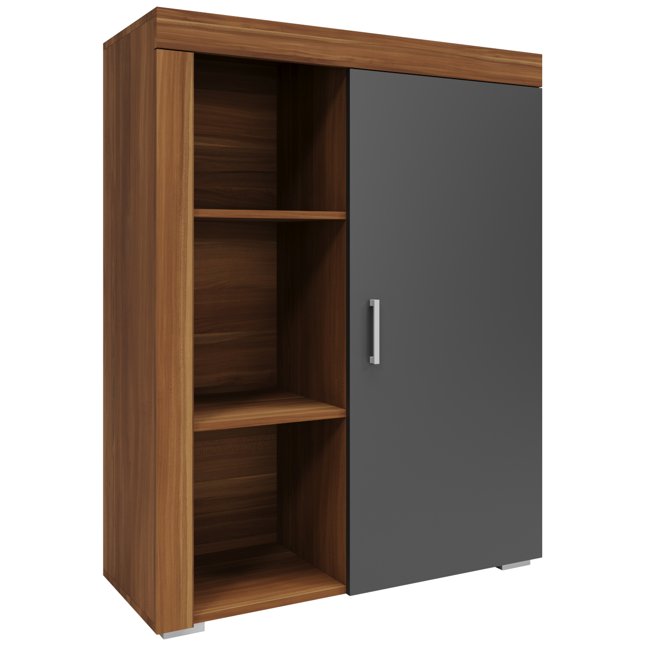 Bookcase SAMBA SM3 plum / graphite
