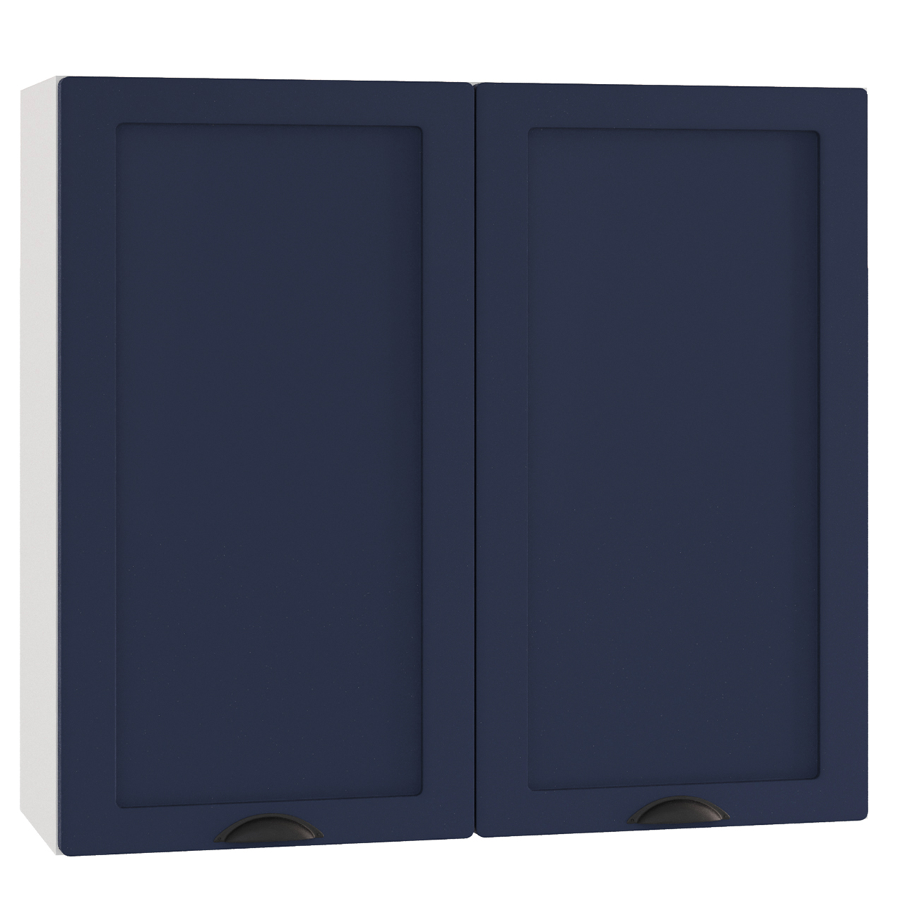 Wall Cabinet with 2 Doors ADELE W80 navy blue matt