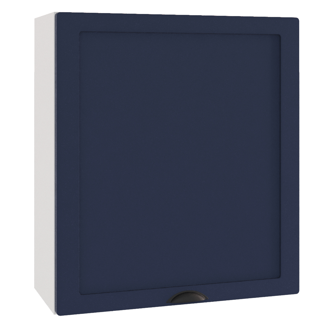 Wall cabinet for built-in range hood ADELE W60/68 SLIM P/L navy blue matt