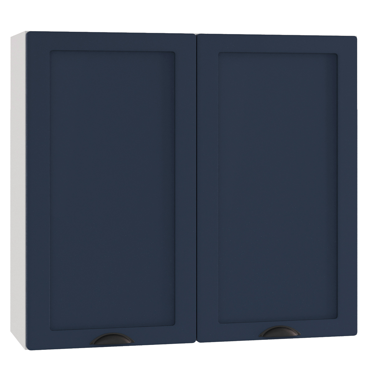 Wall Cabinet with 2 Doors ADELE W80 SU navy blue matt