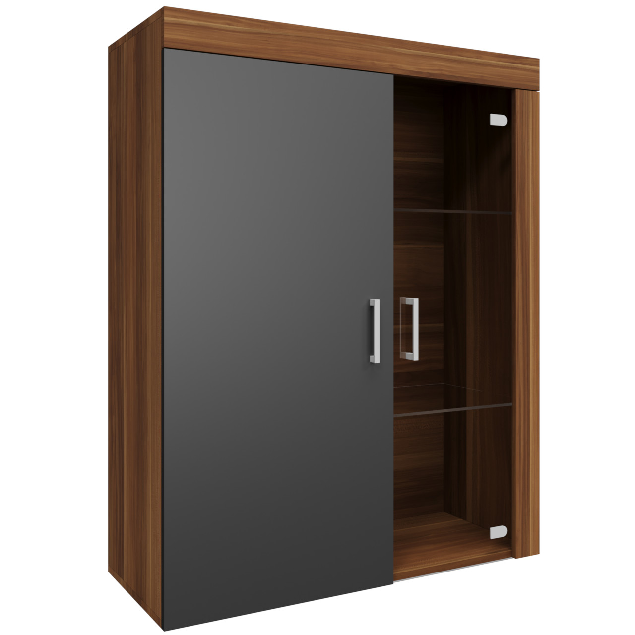 Display cabinet SAMBA SM4 plum / graphite