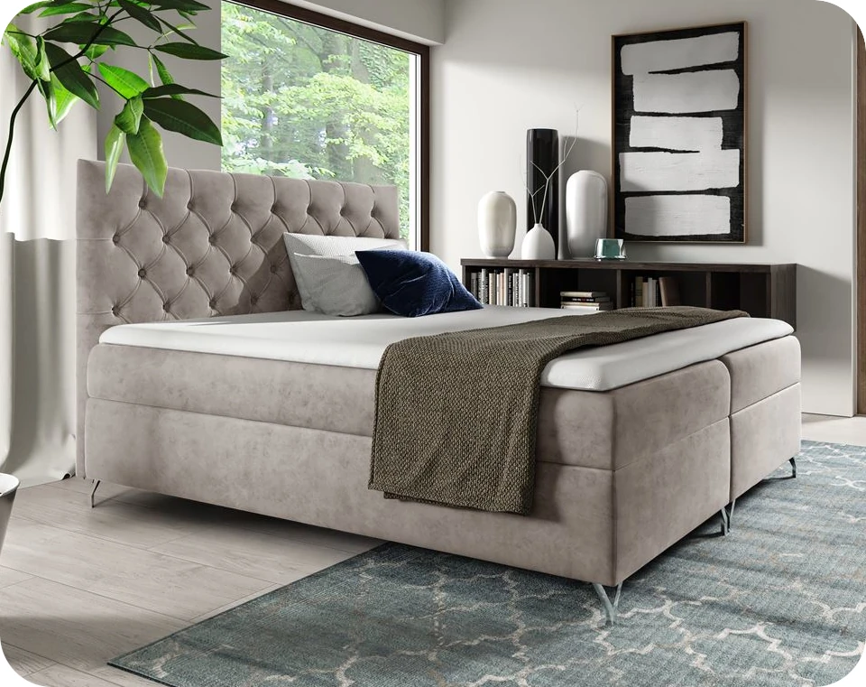 Upholstered bed JULIA