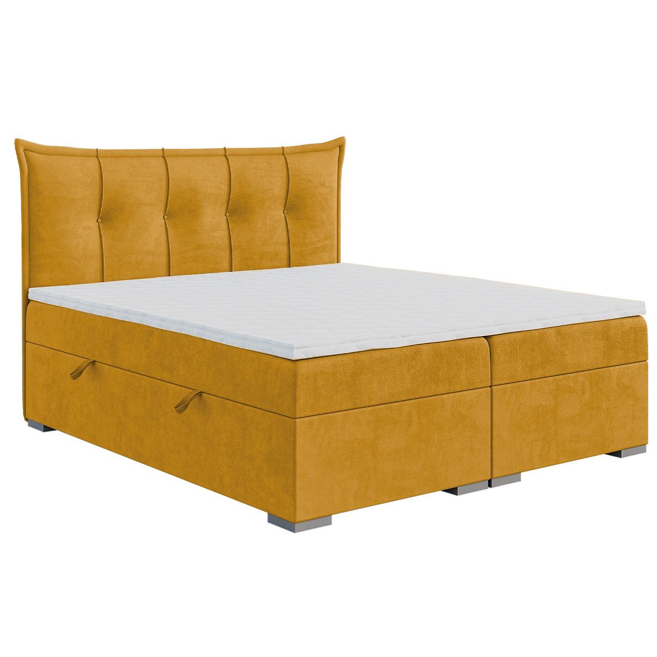 Beds: Upholstered bed MIRO 120x200 magic velvet 2215