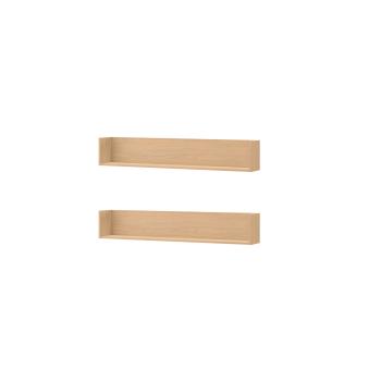 2x light vinceza oak shelfs WOOW WO10
