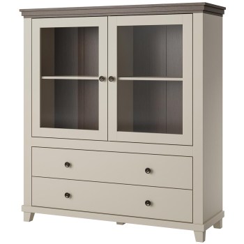 Storage cabinet TEVORA EV46 light beige / dunin oak