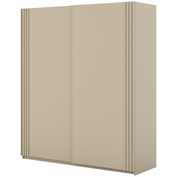 Sliding wardrobe 180 IVAN 16 light beige