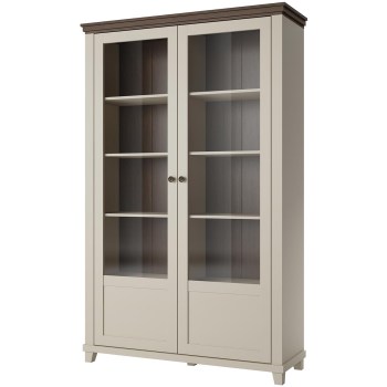 Display cabinet TEVORA EV13 light beige / dunin oak