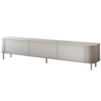 TV stand 220 3K ZENO cashmere / cashmere