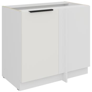 Base corner cabinet 105 ERIS 15 white / white matt